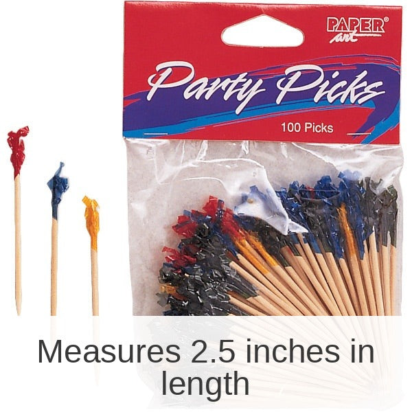 1200/Case Bulk Frilled Sandwich Picks