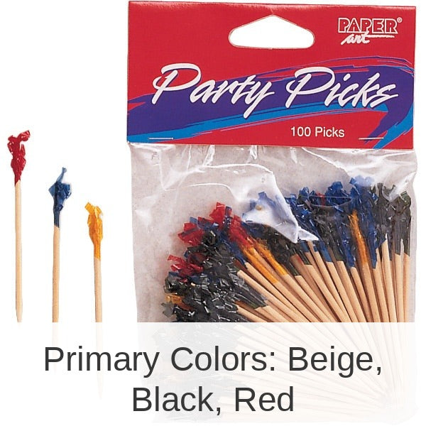 1200/Case Bulk Frilled Sandwich Picks