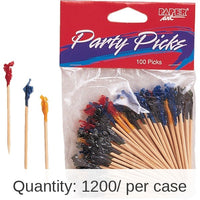 1200/Case Bulk Frilled Sandwich Picks