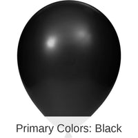 180/Case Bulk Black Latex Balloons
