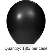 180/Case Bulk Black Latex Balloons