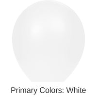 180/Case Bulk White Latex Balloons