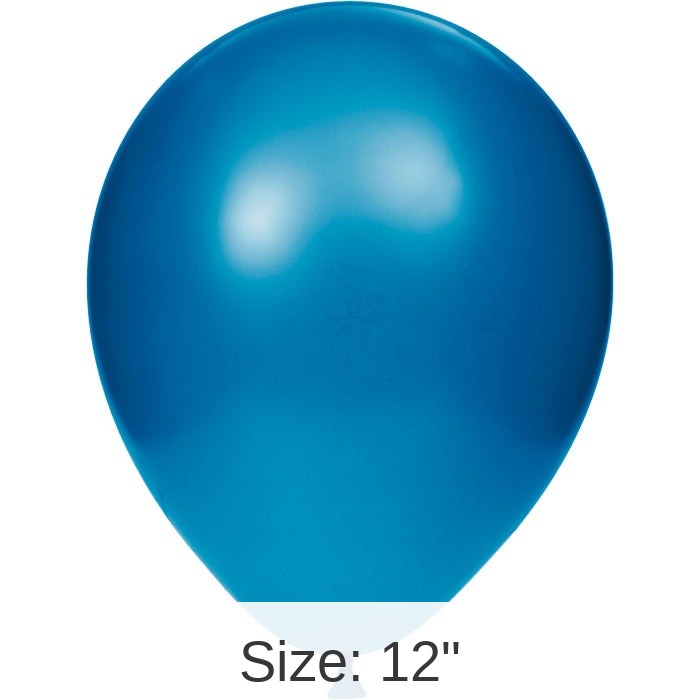 180/Case Bulk Cobalt Blue Latex Balloons