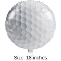 10/Case Bulk Golf Mylar Balloons