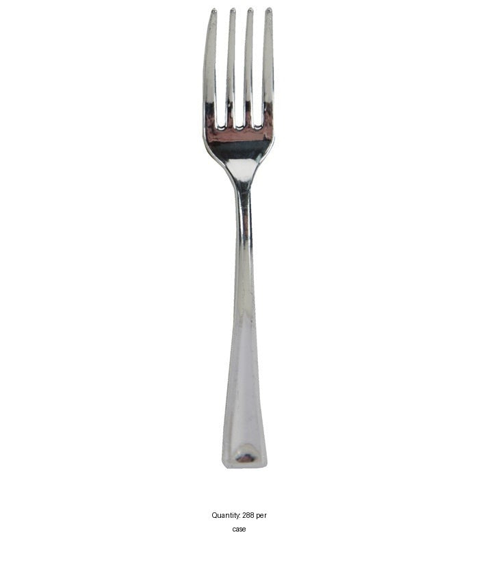 288/Case Bulk Silver Metallic Sensations Mini Forks