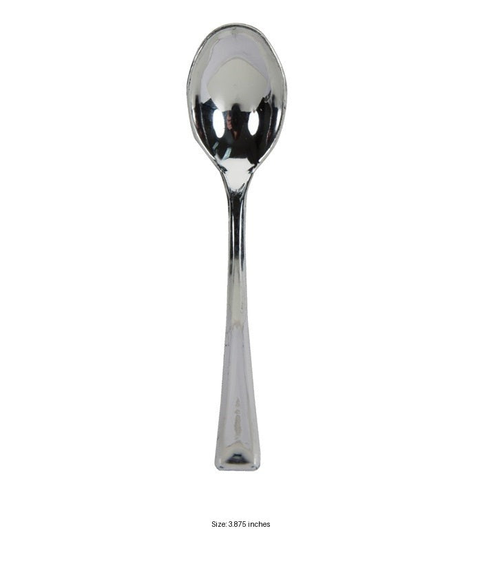 288/Case Bulk Silver Metallic Sensations Mini Spoons