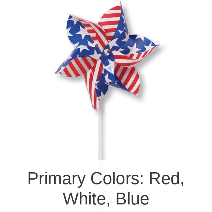 12/Case Bulk Patriotic Pinwheel