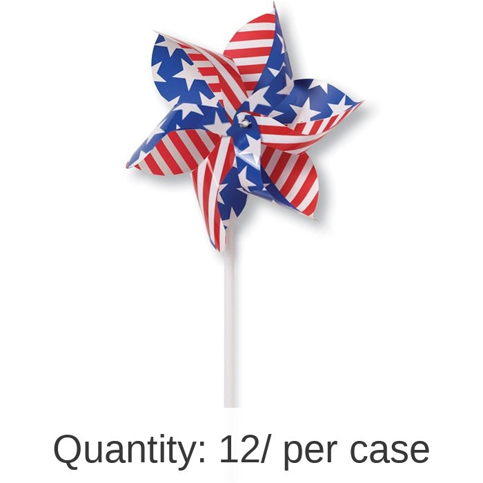 12/Case Bulk Patriotic Pinwheel