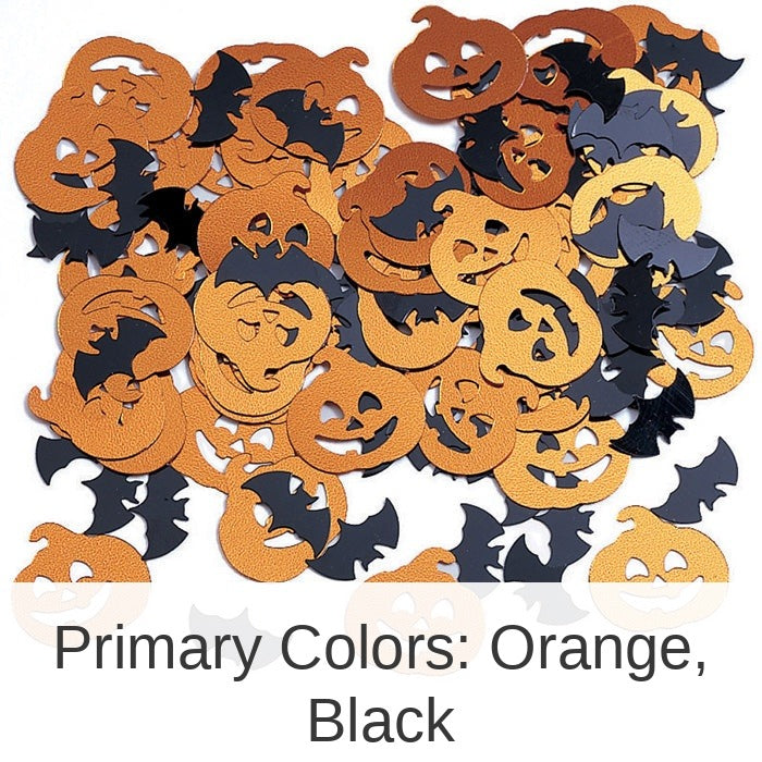 12/Case Bulk Bats and Pumpkin Confetti