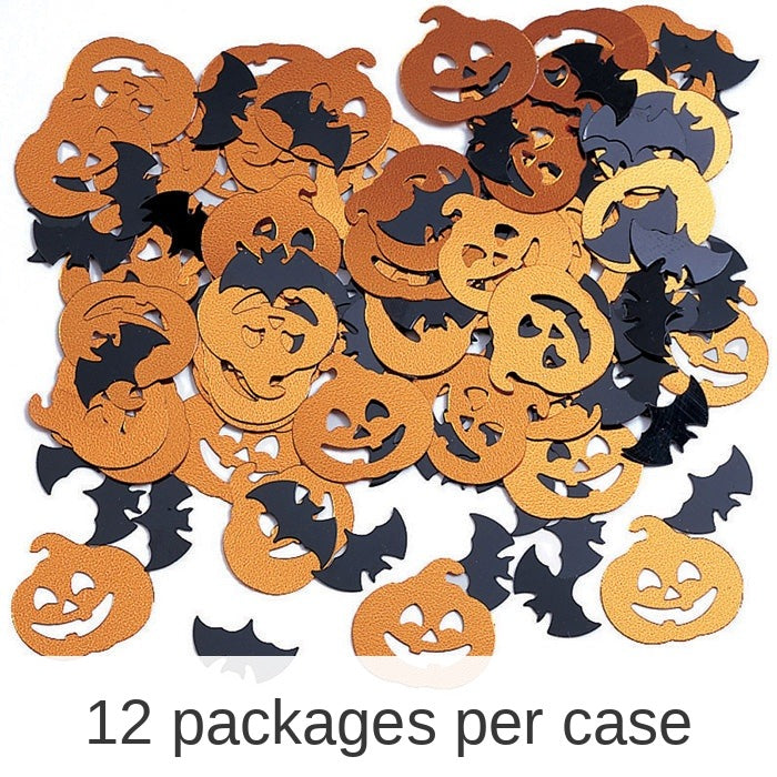 12/Case Bulk Bats and Pumpkin Confetti