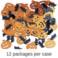 12/Case Bulk Bats and Pumpkin Confetti