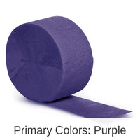 12/Case Bulk Purple Crepe Streamer 81 ft