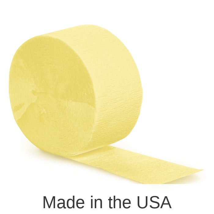 12/Case Bulk Mimosa Crepe Streamer 81 ft