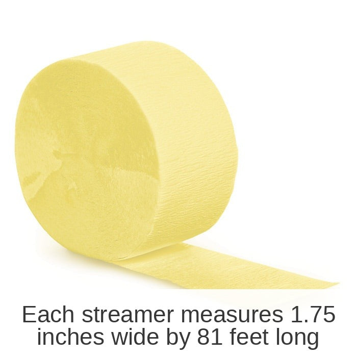 12/Case Bulk Mimosa Crepe Streamer 81 ft