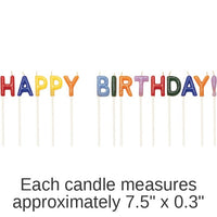 12/Case Bulk Happy Birthday Pick Candles
