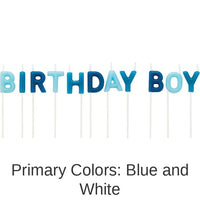 12/Case Bulk Birthday Boy Pick Candles