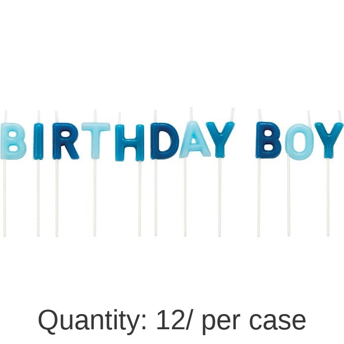 12/Case Bulk Birthday Boy Pick Candles