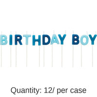 12/Case Bulk Birthday Boy Pick Candles