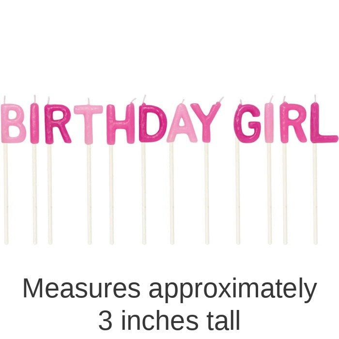 12/Case Bulk Birthday Girl Pick Candles