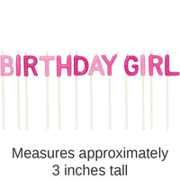 12/Case Bulk Birthday Girl Pick Candles