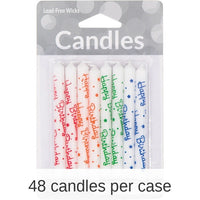 48/Case Bulk Happy Birthday Candles