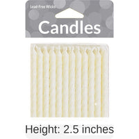 288/Case Bulk White Candles