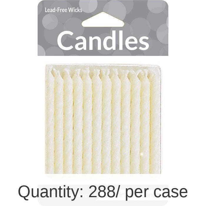 288/Case Bulk White Candles