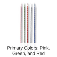 240/Case Bulk Striped Party Candles