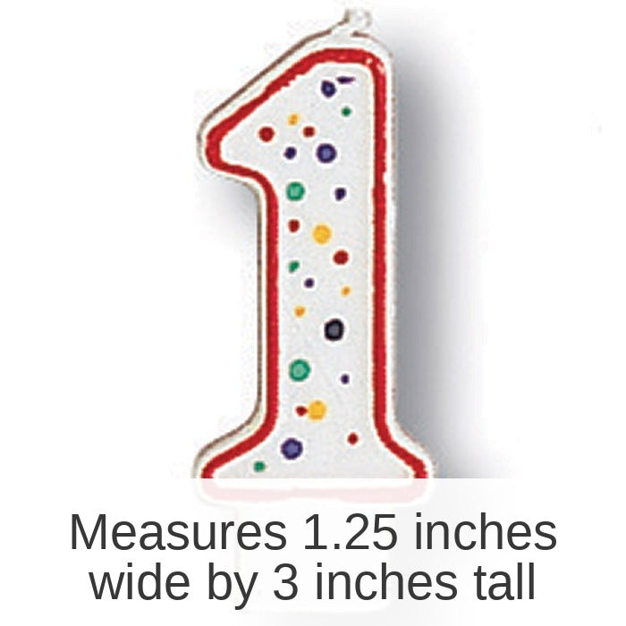 6/Case Bulk Polka Dot #1 Candles