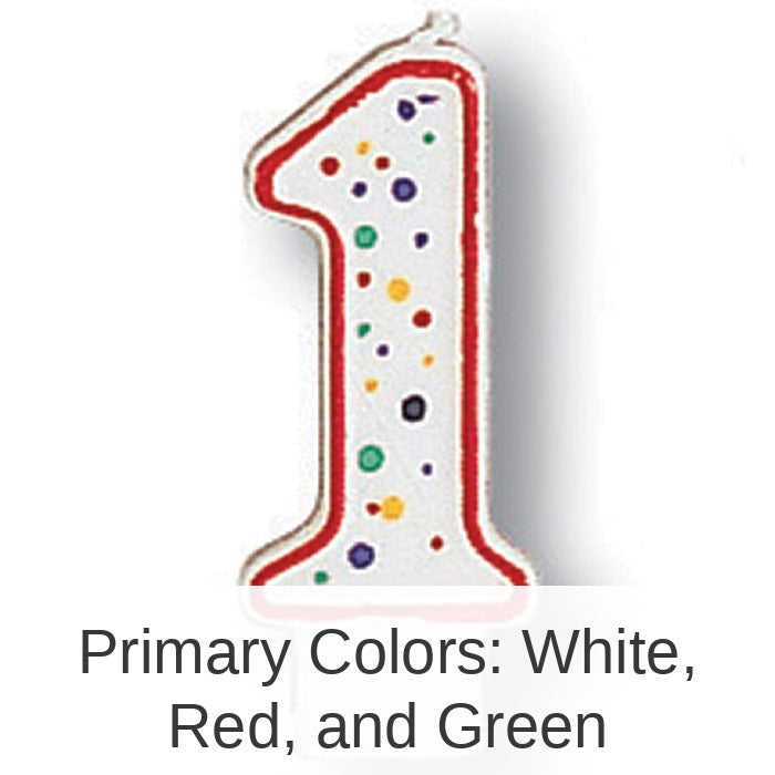 6/Case Bulk Polka Dot #1 Candles