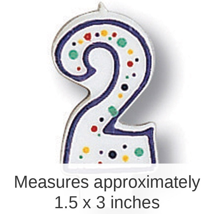 6/Case Bulk Polka Dot #2 Candles