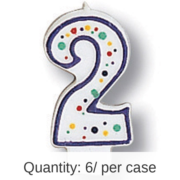 6/Case Bulk Polka Dot #2 Candles