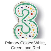 6/Case Bulk Polka Dot #3 Candles