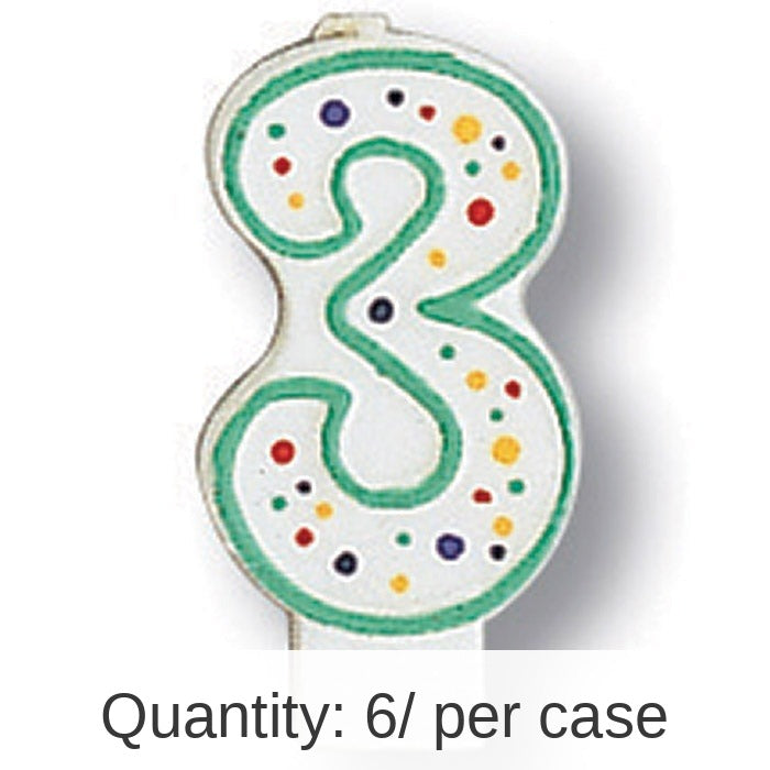 6/Case Bulk Polka Dot #3 Candles