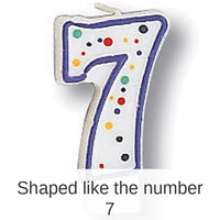 6/Case Bulk Polka Dot #7 Candles