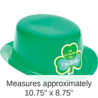 12/Case Bulk St. Patrick's Day Derby Hats