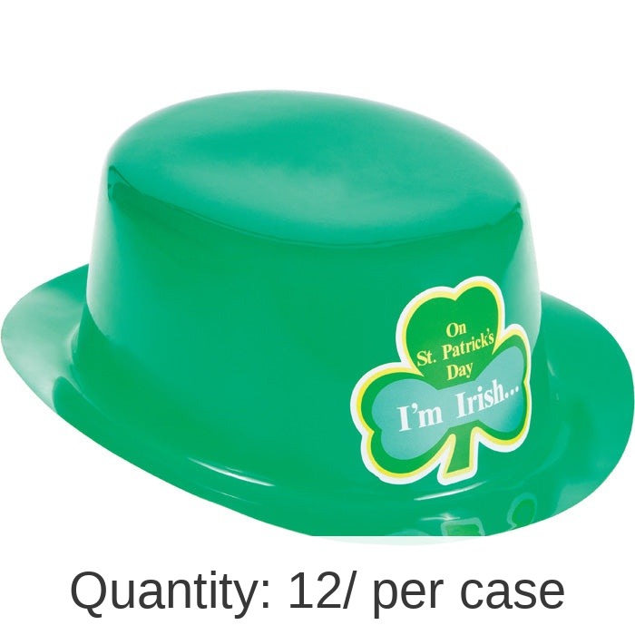 12/Case Bulk St. Patrick's Day Derby Hats