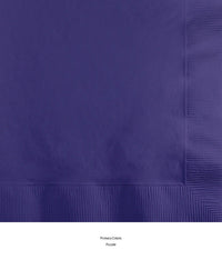 1200/Case Bulk Purple Beverage Napkins 2 ply