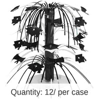 12/Case Bulk Black Graduation Centerpiece
