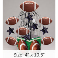 6/Case Bulk Tailgate Rush Cascading Foil Centerpieces