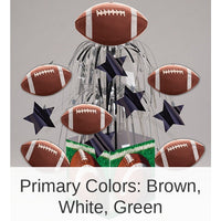 6/Case Bulk Tailgate Rush Cascading Foil Centerpieces
