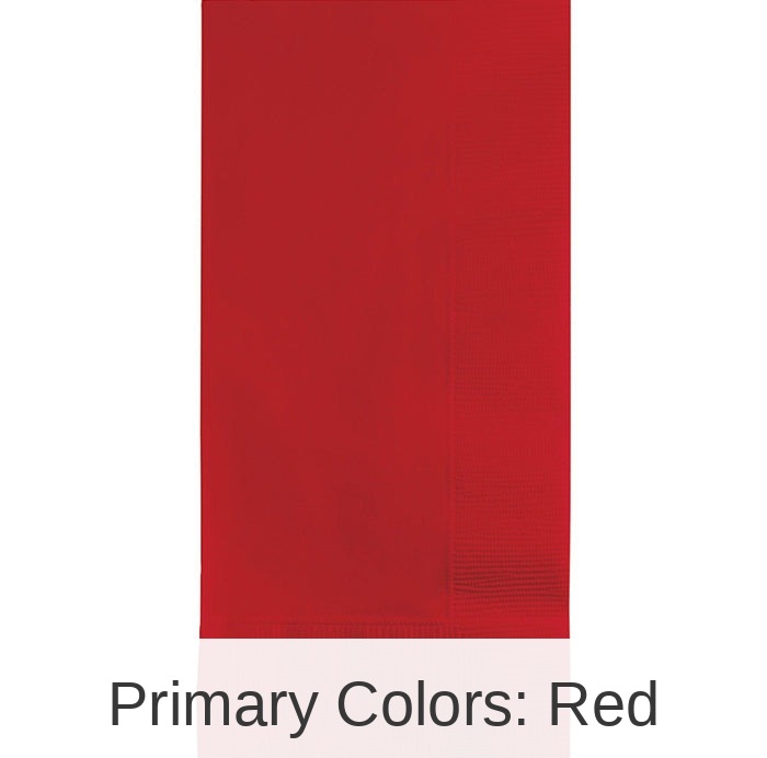 600/Case Bulk Classic Red 2 Ply Dinner Napkins