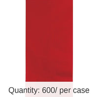 600/Case Bulk Classic Red 2 Ply Dinner Napkins