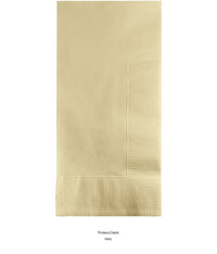 600/Case Bulk Ivory 2 Ply Dinner Napkins