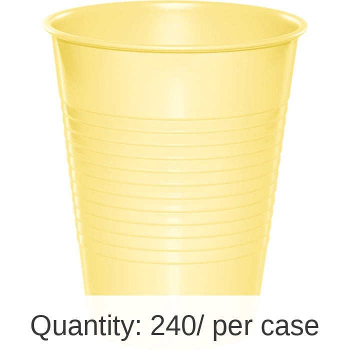 240/Case Bulk Mimosa 16 oz Plastic Cups