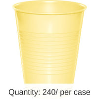 240/Case Bulk Mimosa 16 oz Plastic Cups