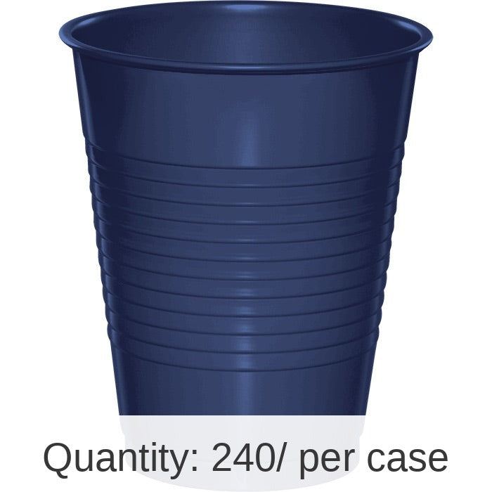 240/Case Bulk Navy 16 oz Plastic Cups