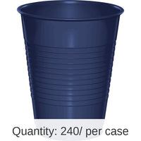 240/Case Bulk Navy 16 oz Plastic Cups