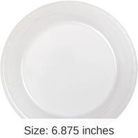 240/Case Bulk Clear Plastic Paper 6.75 inch Dessert Plates