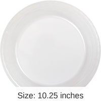 240/Case Bulk Clear Plastic Banquet Plates 10.25 inch